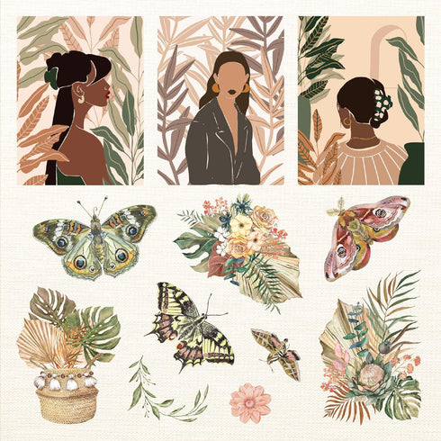 BOHO DREAMS A FREE-SPIRITED STICKER BOOK - PETER PAUPER PRESS